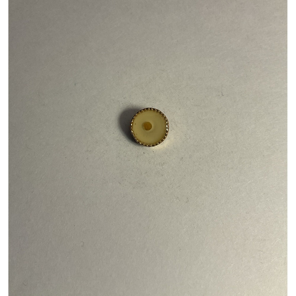 Vtg Faith Grain of a Mustard Seed Gold Tone Encased Lapel Pin Nothing Impossible